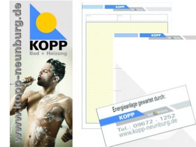 Messezubehör, Geschäftspapiere